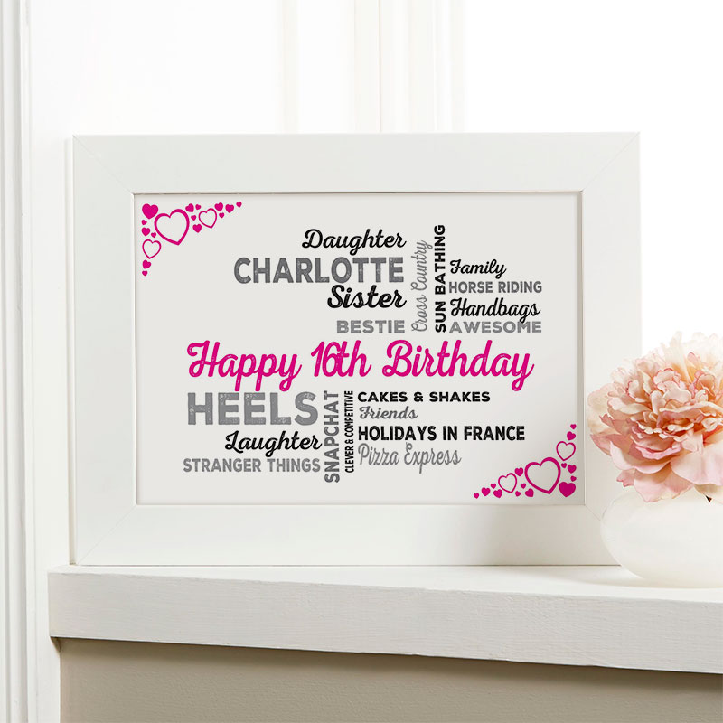 Sister Gift Personalised Gift Sister Print, Gifts for Her, Sisters Custom  Birthday Gift , Birthday Gift for Sister 
