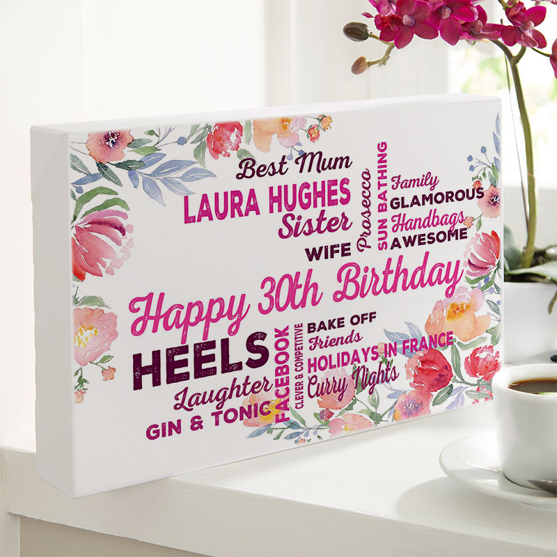 Personalised Birthday Glass Mug/Cup With Gift Box 18th 21st 30th