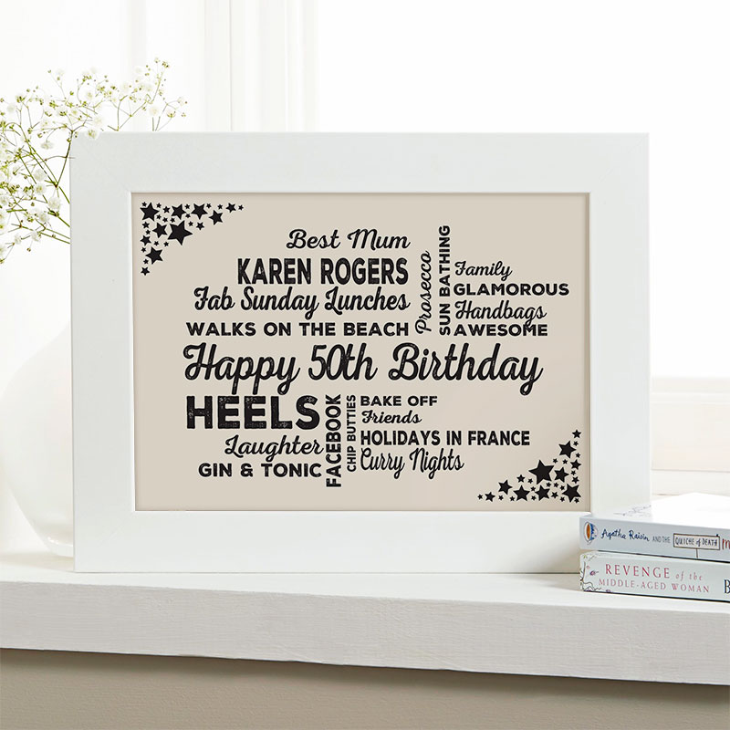 Personalized 50th Birthday Gift Inspiration For Her