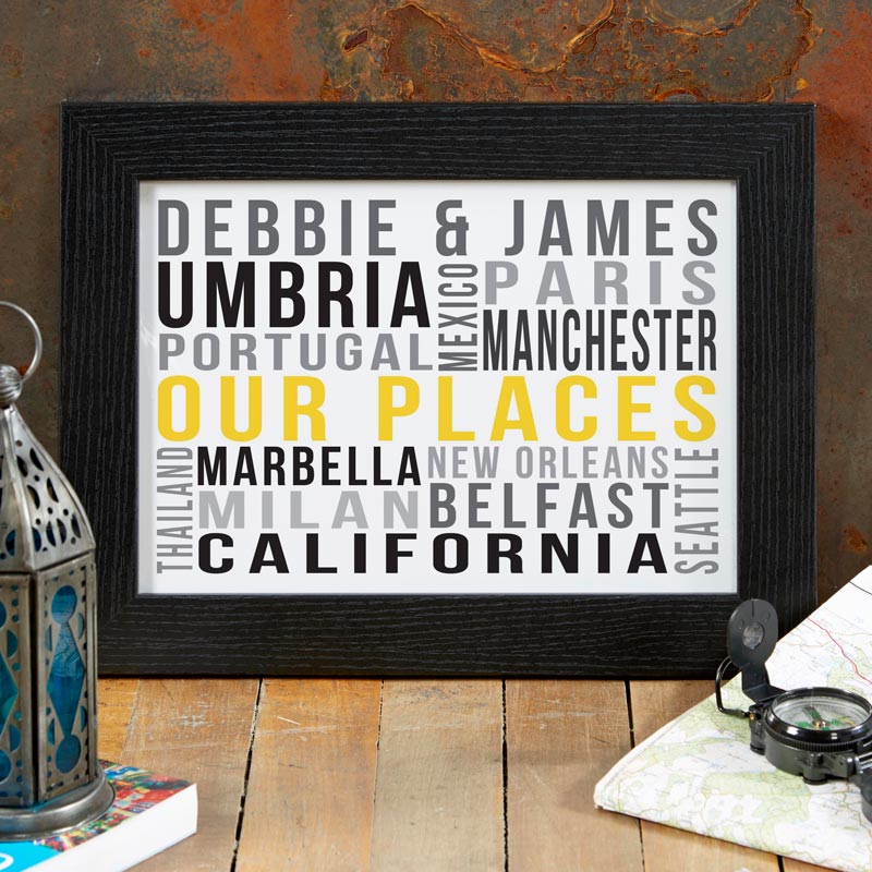 Special Places Personalised Wall Art By Chatterbox Walls
